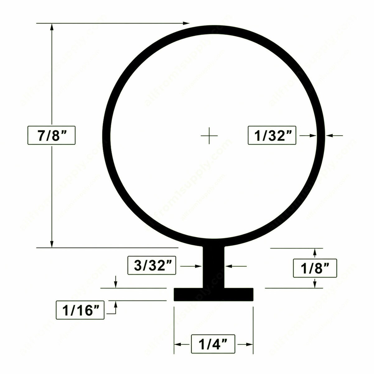 Roll door bottom seal dimensions